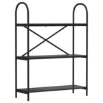 vidaXL Étagère Chêne noir 80 x 30 x 109 cm Bois d'ingénierie
