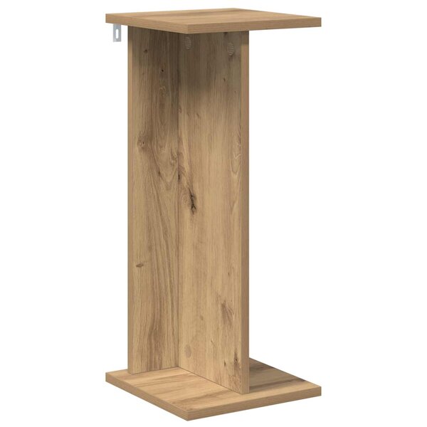 vidaXL Support de Plante Chêne artisanal 25 x 25 5 x 60 5 cm