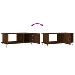 vidaXL Table basse chêne marron 90x50x40 cm bois d'ingénierie
