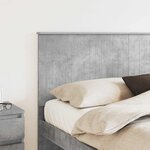 vidaXL Tête de lit Gris béton 160 cm Bois d'ingénierie