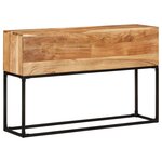 vidaXL Table console 120x30x75 cm Bois d'acacia massif