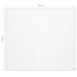 vidaXL Protecteur de table transparent 70x70 cm 1 6 mm PVC