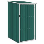 vidaXL Abri de jardin Vert 87x98x159 cm Acier galvanisé