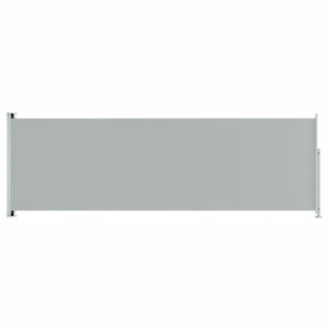 vidaXL Auvent latéral rétractable de patio 200x600 cm Gris