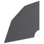vidaXL Écran de confidentialité pour balcon Noir 140 x 140 cm tissu