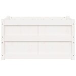 vidaXL Jardinières 2 Pièces blanc bois de pin massif
