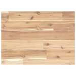 vidaXL Étagère flottante 60x30x2 cm bois d'acacia massif non traité