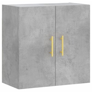 vidaXL Armoire murale gris béton 60x31x60 cm bois d'ingénierie