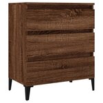 vidaXL Buffet Chêne marron 60x35x70 cm Bois d'ingénierie