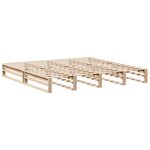 vidaXL Cadre de lit sans matelas 180x200 cm bois massif de pin