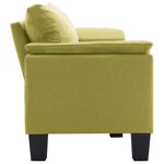 vidaXL Canapé Vert tissu