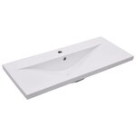 vidaXL Ensemble de meubles de salle de bain 5 Pièces gris béton