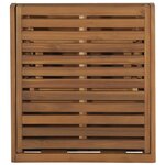 vidaXL Chaise longue pliable Bois d'acacia solide