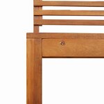 vidaXL Ensemble de banc de jardin 5 Pièces Marron Bois d'acacia massif