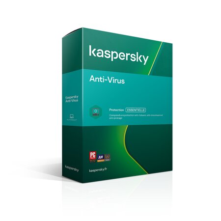 Kaspersky antivirus - licence 1 an - 5 pc - a télécharger