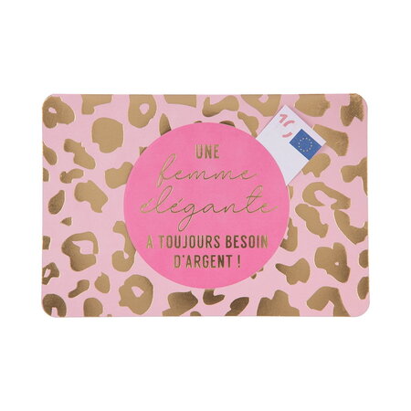 Carte de voeux - anniversaire - une femme élégante a toujours besoin ...