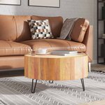 vidaXL Table basse Bois de récupération massif