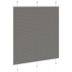 vidaXL Store plissé anthracite 120x100 cm largeur du tissu 119 4 cm