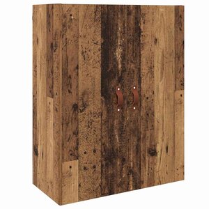 vidaXL Meuble mural Marron 69 5 x 34 x 90 cm Bois d'ingénierie
