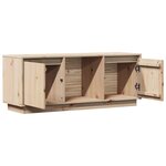 vidaXL Meuble TV 110 5x35x44 cm Bois de pin massif
