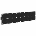 vidaXL Tête de lit avec armoire Chêne noir 337 x 32 5 x 80 cm