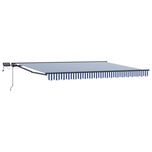 vidaXL Cadre de store manuel avec LEDs 4 5 × 3 m