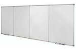 Tableau blanc continu 120x90 module d'extension portrait Gris MAUL