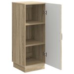 vidaXL Buffet Chêne Sonoma 33 x 34 5 x 87 cm Bois d'ingénierie