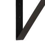 vidaXL Étagère murale 40x30x32 cm bois massif de manguier et fer