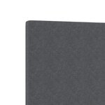 tête de lit vidaXL design simple gris foncé 80 cm en velours