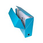 Boite Transfert Dos 90mm Iderama - Bleu Clair - X 5 - Exacompta