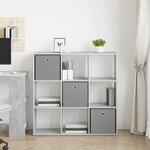 vidaXL Buffet Gris béton 102 x 31 x 99 5 cm