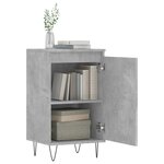 vidaXL Buffets 2 Pièces gris béton 40x35x70 cm bois d'ingénierie