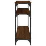 vidaXL Table console chêne marron 100x29x75 cm bois d'ingénierie
