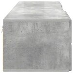 vidaXL Meuble TV Blanc brillant 150 x 39 x 30 cm Bois d'ingénierie
