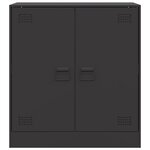 vidaXL Buffet noir 67x39x73 cm acier