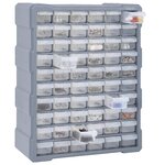 vidaXL Organisateur multi-tiroirs avec 60 tiroirs 38x16x47 5 cm