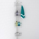 EISL Étagère de douche d'angle télescopique chrome