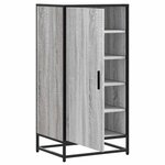 vidaXL Étagère à chaussures sonoma gris 48x38x97 5 cm bois ingénierie