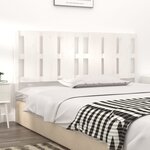 vidaXL Tête de lit blanc 165 5x4x100 cm bois massif de pin