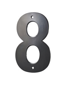 THIRARD - Chiffre 8 à visser  alliage  H.80mm  noir - THIRARD