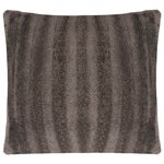 vidaXL Coussin de jeté Rayé 2 Pièces Gris 50 x 50 cm Polyester