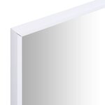 vidaXL Miroir Blanc 50x50 cm
