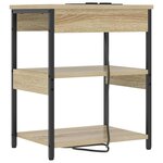 vidaXL Armoires de chevet 2 Pièces Chêne sonoma 41 x 31 x 51 cm
