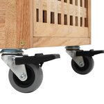 vidaXL Armoire de salle de bains 41x41x91 cm Bois de noyer massif