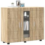 vidaXL Cabinet en Bois avec stockage Chêne Sonoma 88 5 x 30 5 x 73 cm