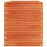 vidaXL Jardinière cire marron 110x60x72 cm bois de pin massif