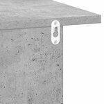 vidaXL Table de chevet Gris béton 40 x 30 x 25 cm Bois d'ingénierie