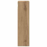 vidaXL Armoire murale de salle de bain Chêne artisan 20 x 16 x 62 5 cm