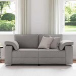 vidaXL Canapé Taupe 180 x 77 x 82 cm tissu